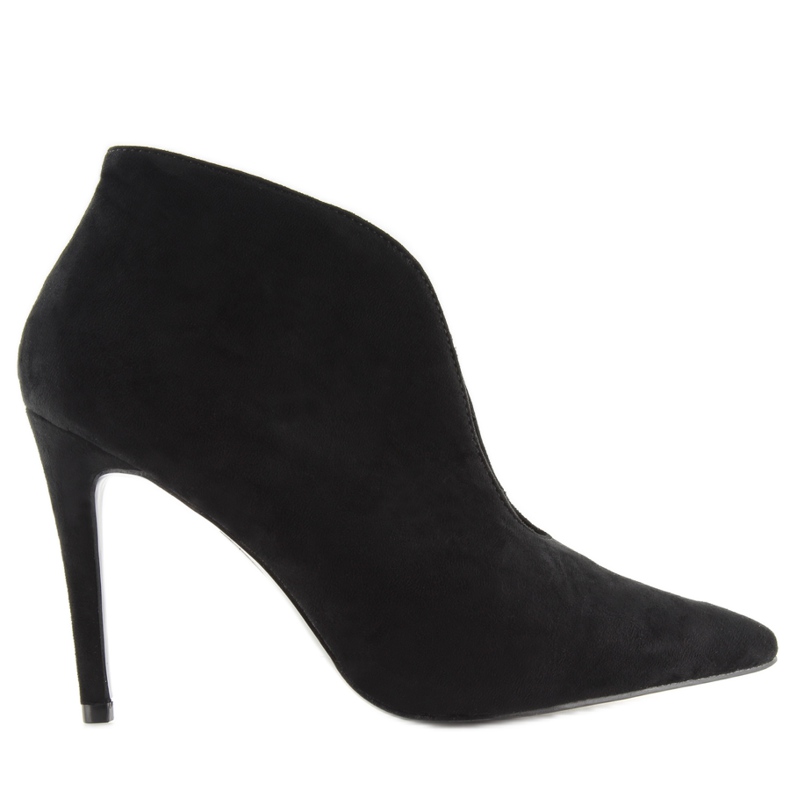 Salto alto coberto com Zy103 preto com corte