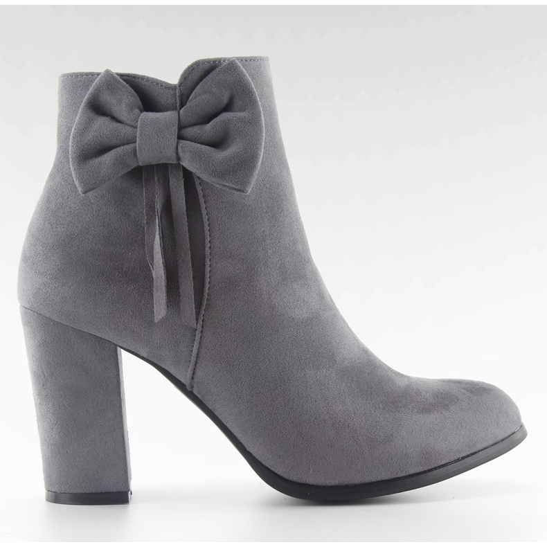 Cinza Sapatos de salto alto ankle boots nc93 cinza