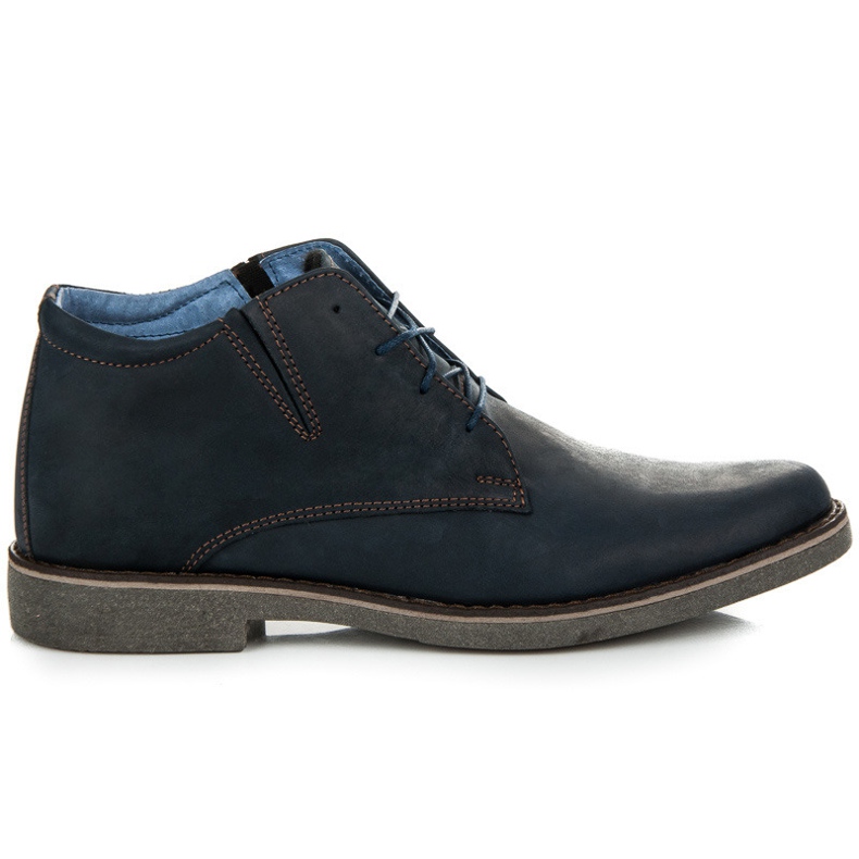 Lucca botas de homem azul marinho