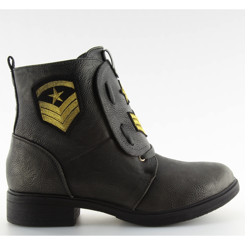 Botas de trabalho com manchas cinza H-4 cinza