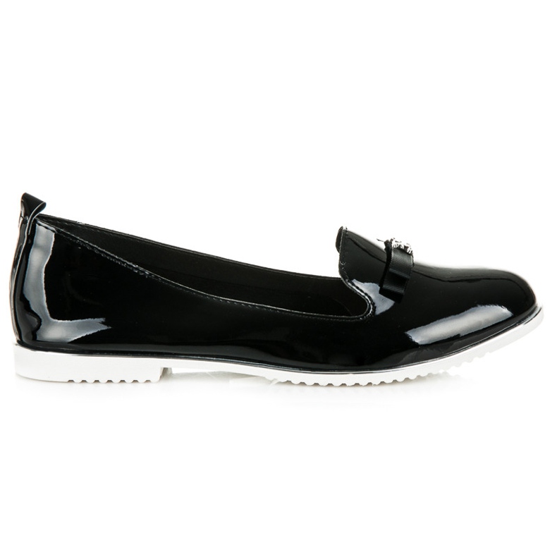 Miss Laura Bailarinas lacadas Slip-on preto