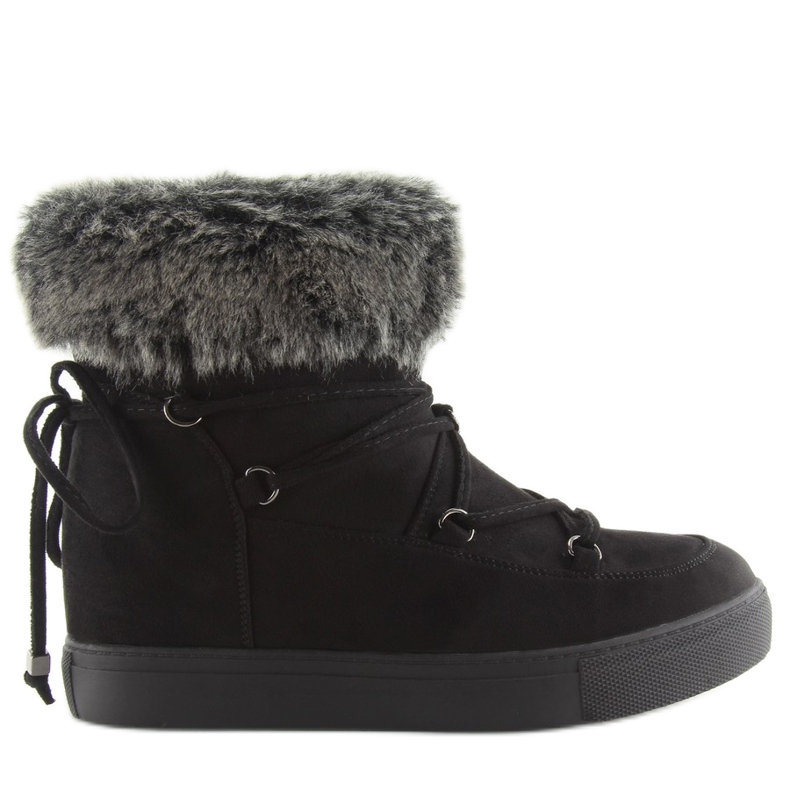 Botas de neve pretas B7582 preto