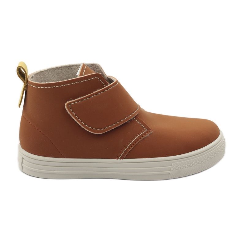 Botas de Velcro Befado 496x Camel multicolorido amarelo