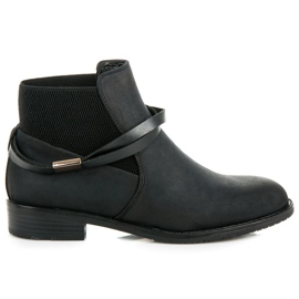 Vinceza Botas Jodhpur baixas preto