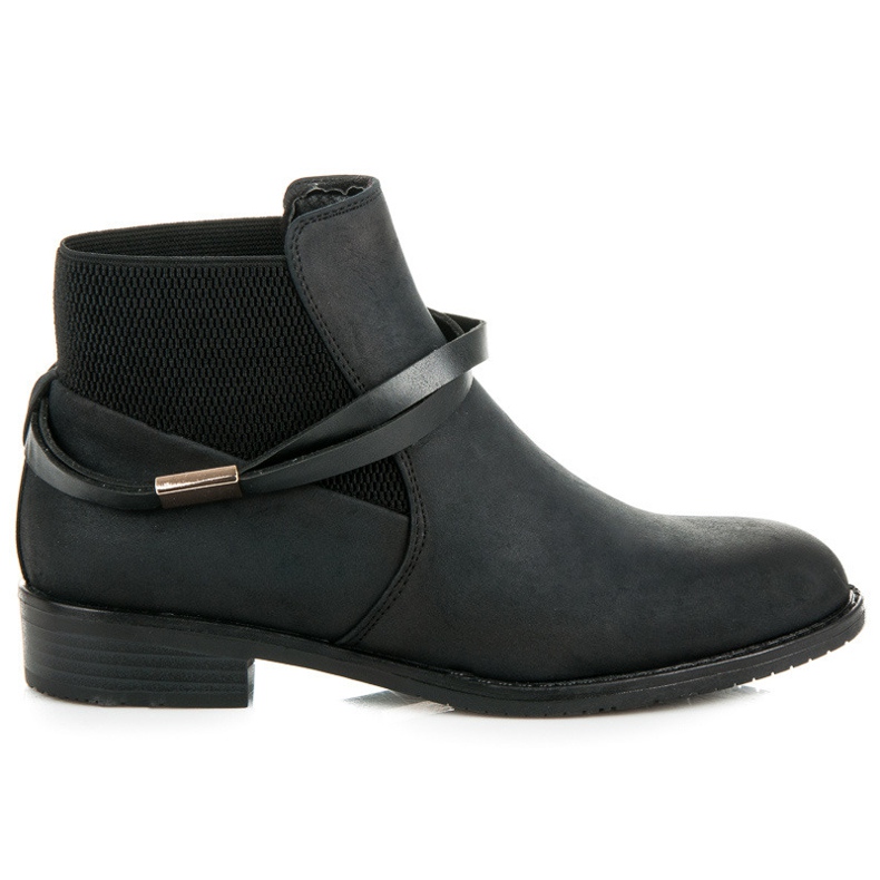 Vinceza Botas Jodhpur baixas preto