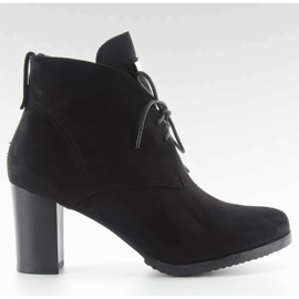 Botas com atacadores 55-518 pretas preto
