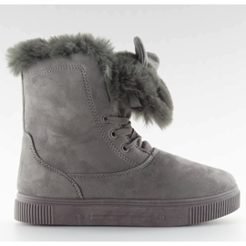 Botas de neve com orelhas cinza DD38 cinza