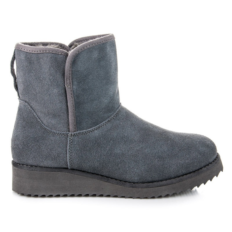 Coco Perla Mukluki na plataforma cinza