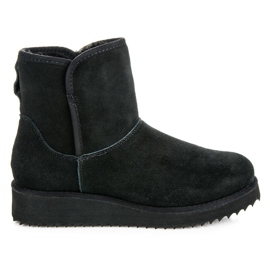 Coco Perla Mukluki na plataforma preto