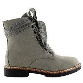 Cinza Botas com cadarço 8308 Cinza