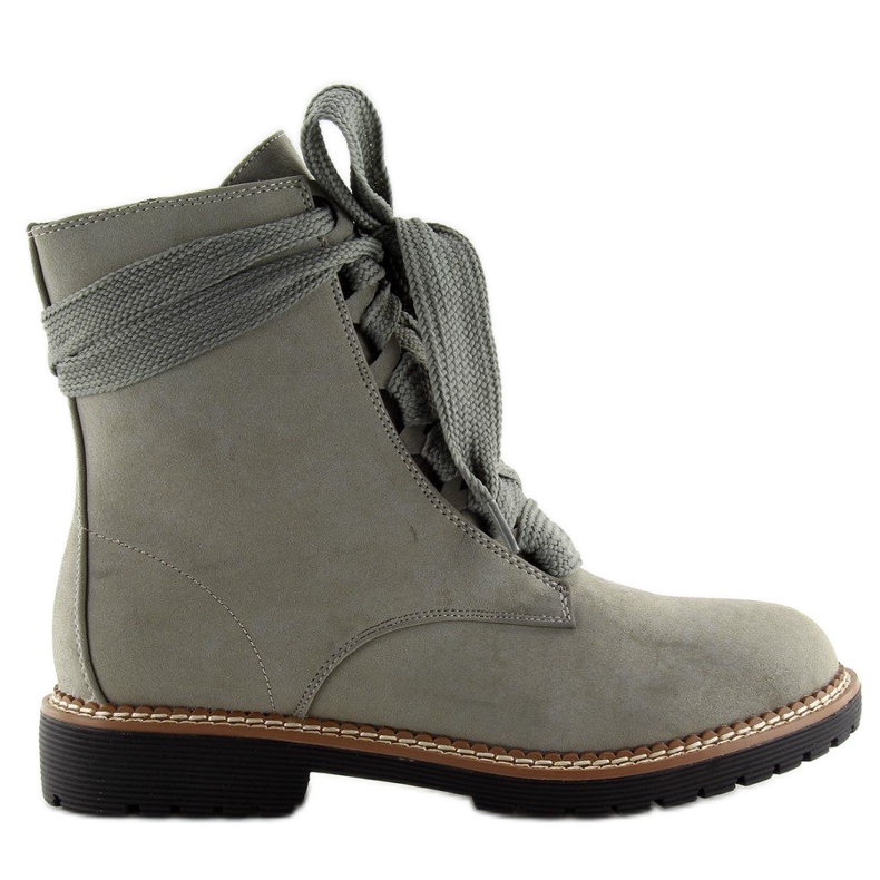 Cinza Botas com cadarço 8308 Cinza