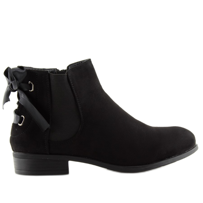 Botas Chelsea pretas para mulher 3740 pretas preto