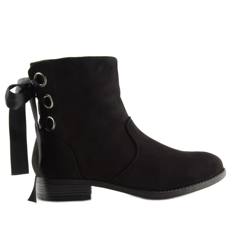 Botas de Salto Plano Preto 3741