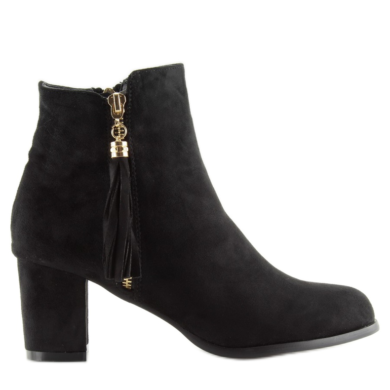 Botas pretas de salto alto SO-20 pretas preto