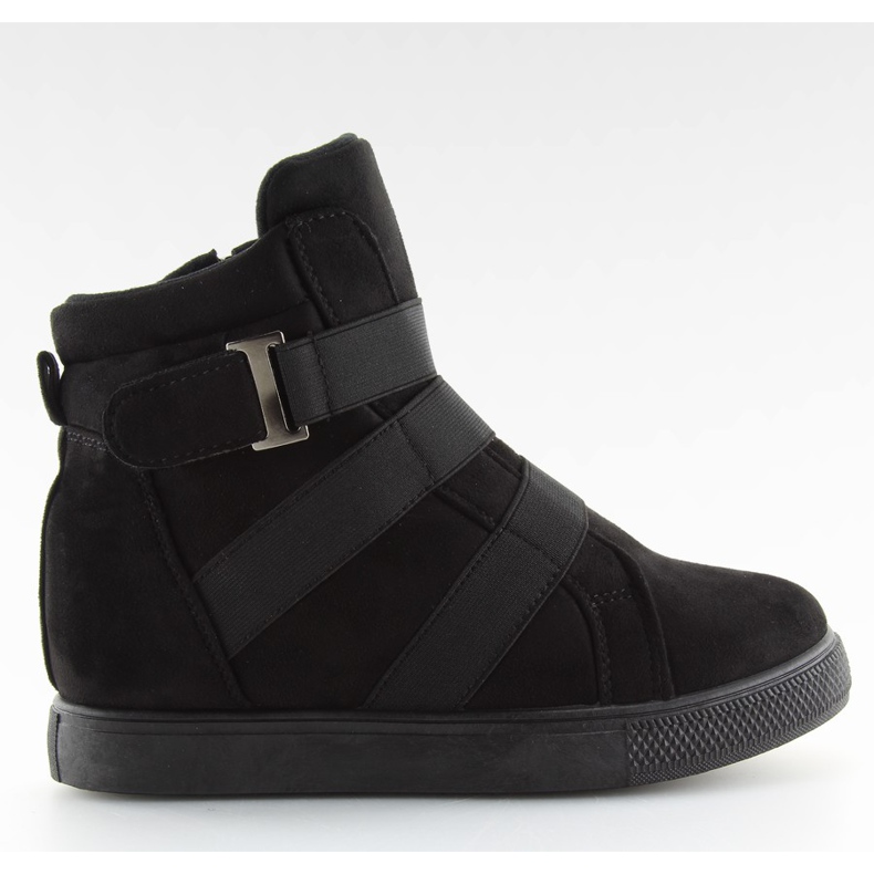Sapatilhas pretas com gengivas negras H7191 negro preto