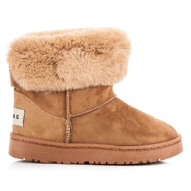 Bella Paris Botas de neve com laço castanho Bella Paris Botas de neve com laço castanho