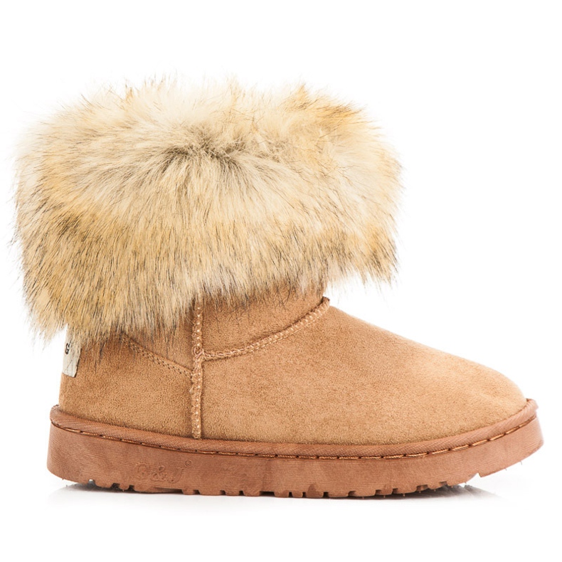 Bella Paris Camel Mukluki castanho