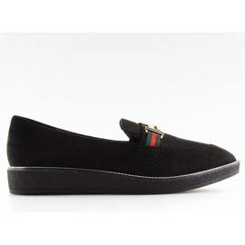 Mocassins femininos pretos S0-204 preto