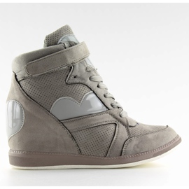 Tênis cinza de mulher cinza 1542 cinza