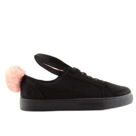 Tênis Com Danos Preto 6179 Preto