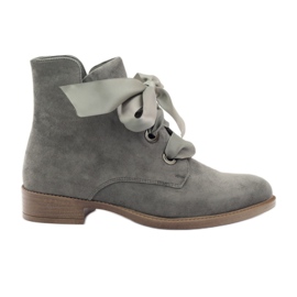 Bota cinza Sergio Leone 300 para mulher