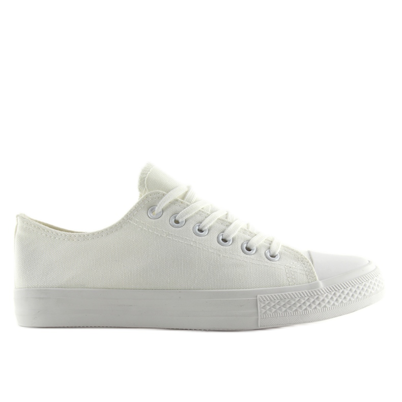 Sneakers brancas de mulher monocolor branco