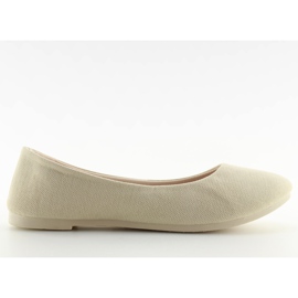 Bailarinas femininas bege JX38 Beige