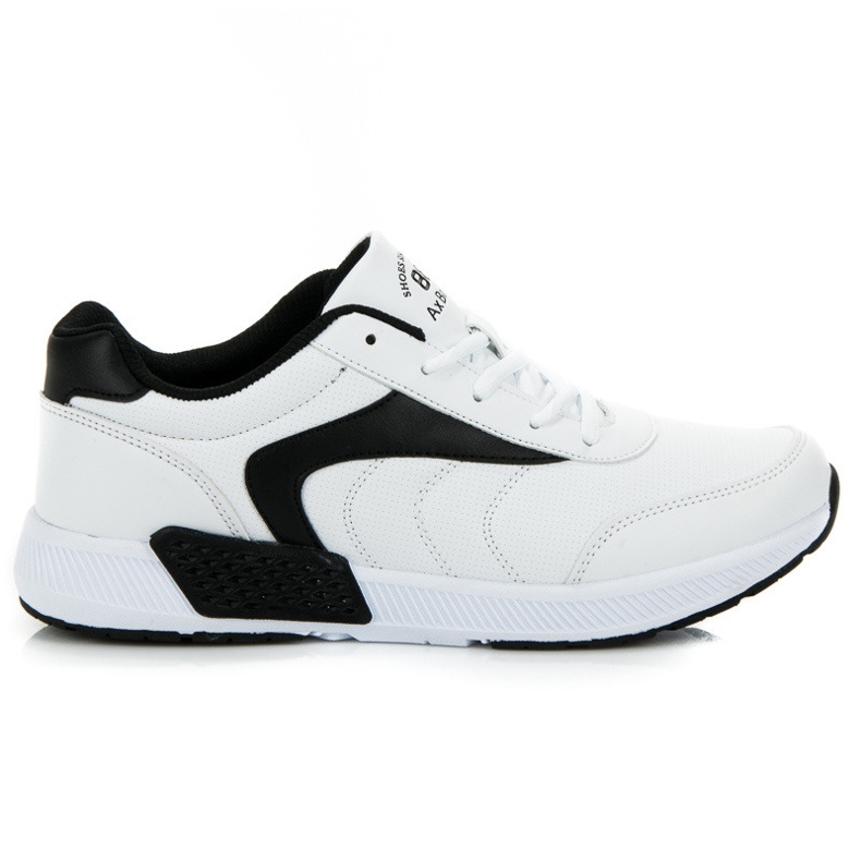 Ax Boxing sapatos masculinos amarrados branco