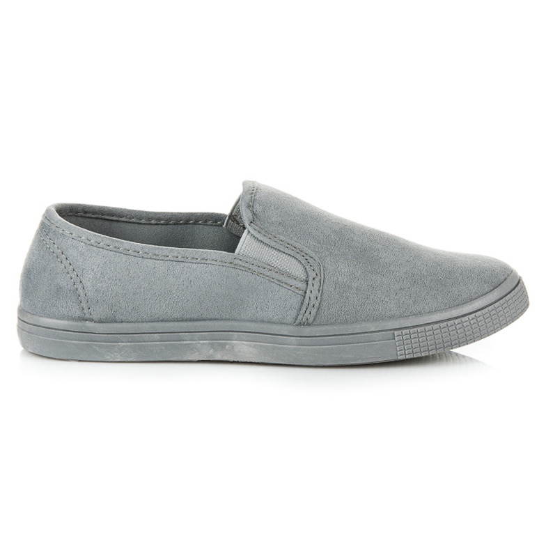 Seastar sapatos esportivos de camurça cinza