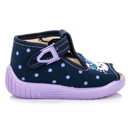 Reweks Chinelos com um dedo do pé aberto azul