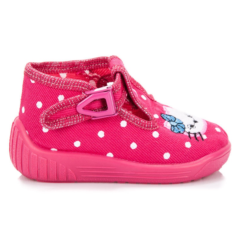 Reweks Sapatos rosa com bolinhas