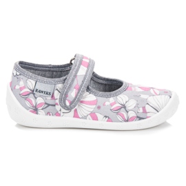 Reweks Sapatos caseiros com um padrão cinza