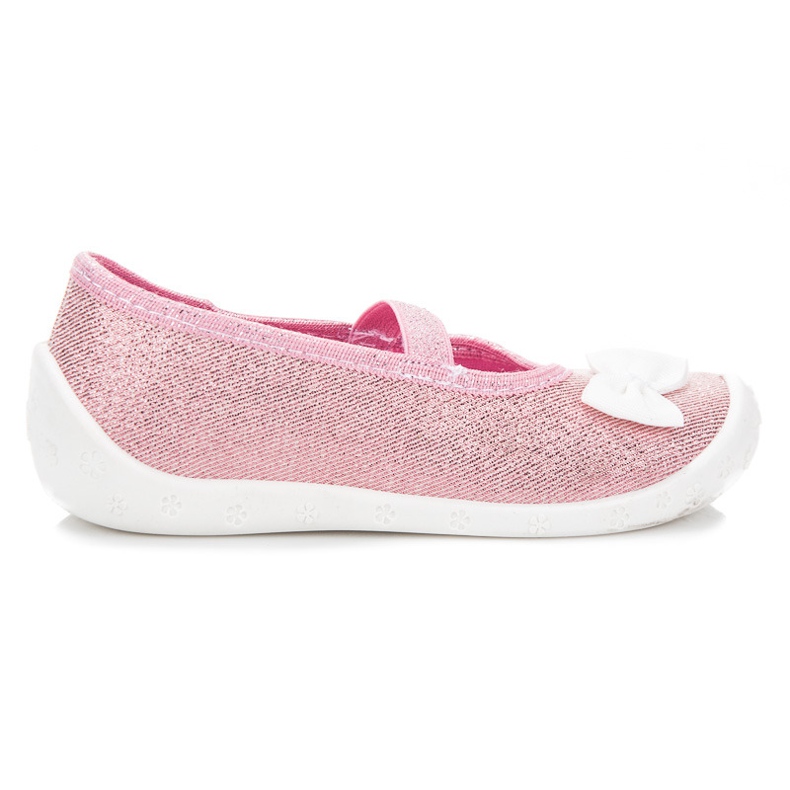 Reweks Chinelos cor de rosa com elástico