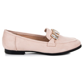 Vices Sapatos de camurça com enfeite castanho Vices Sapatos de camurça com enfeite castanho