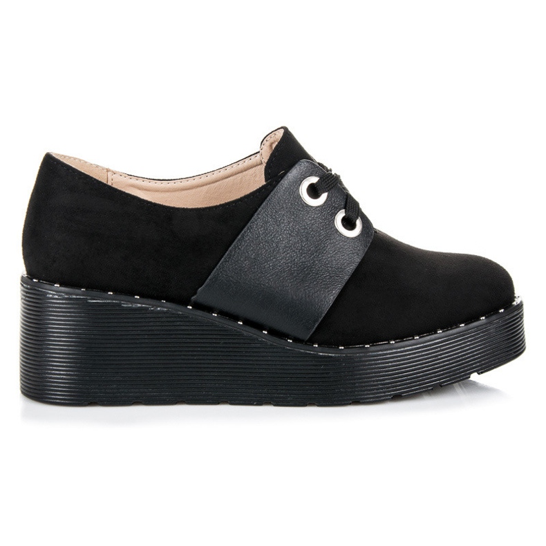 Seastar Brogues amarrados na plataforma preto