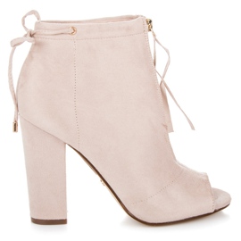 Seastar Botins de bico aberto marrom