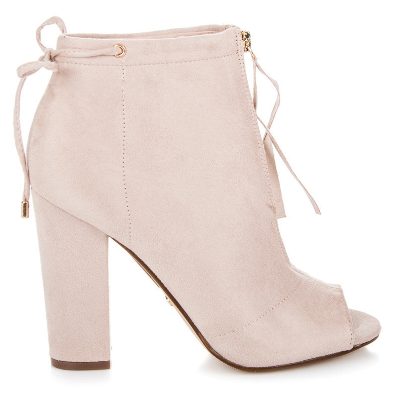 Seastar Botins de bico aberto castanho