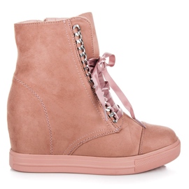 Seastar Tênis rosa com zíper