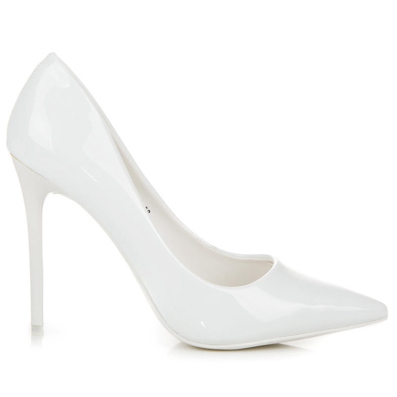 Seastar Sapatos de salto alto laqueado sexy branco