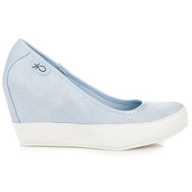 Vices bombas de cunha azul