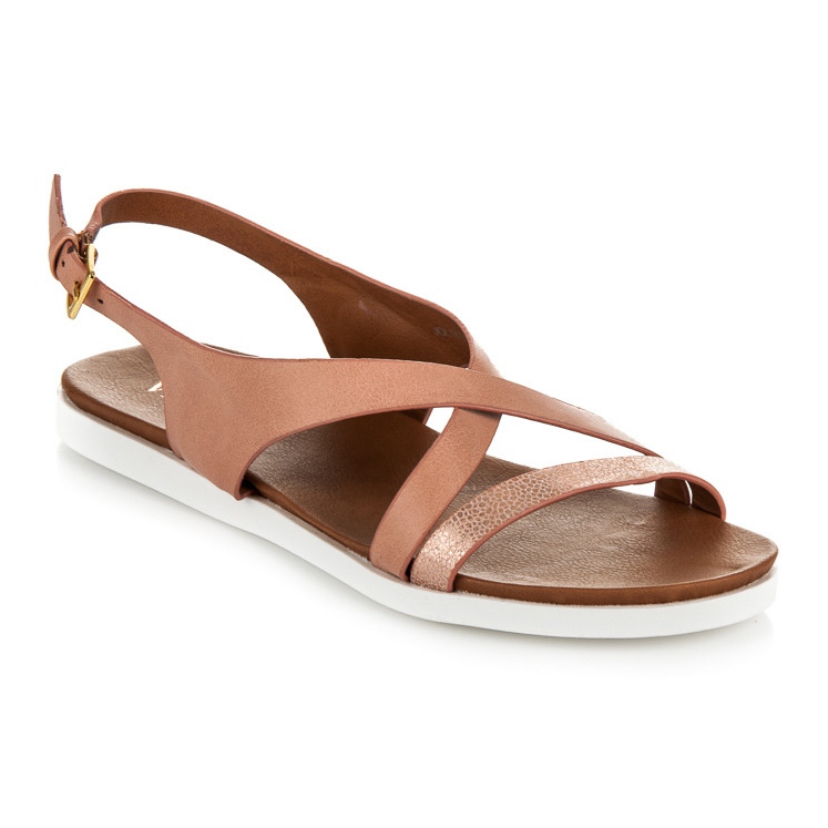 Sandálias rasteiras Vinceza rosa