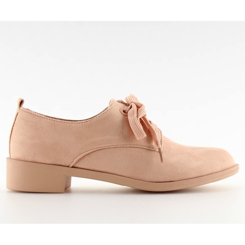 Mocassins para as mulheres rendas rosa NC138 Pink