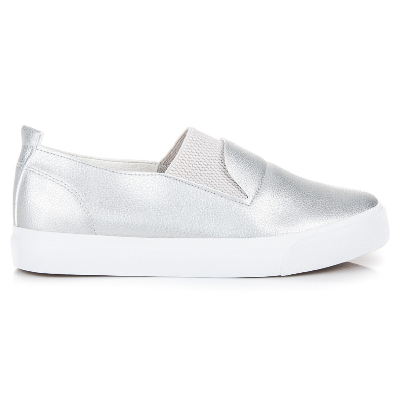 L&H Silver Slipons cinza