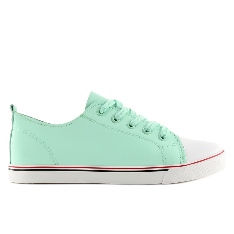 Tênis feminino verde água-marinha XL01p L.GREEN
