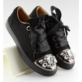 Tênis Preto com Pedras 6192 Preto