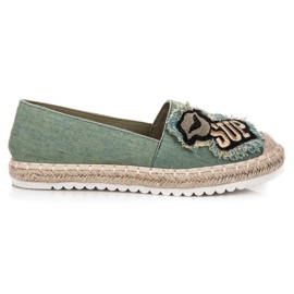 Alpercatas Com Patches verde