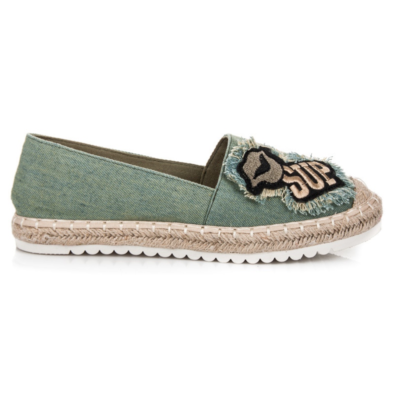 Alpercatas Com Patches verde