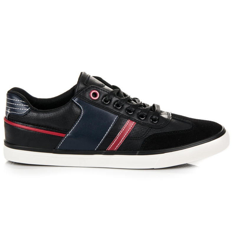 L&H Sapatos masculinos negros preto