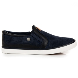 L&H Slipons masculinos azul