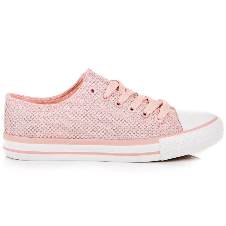L&H Tênis feminino estiloso rosa